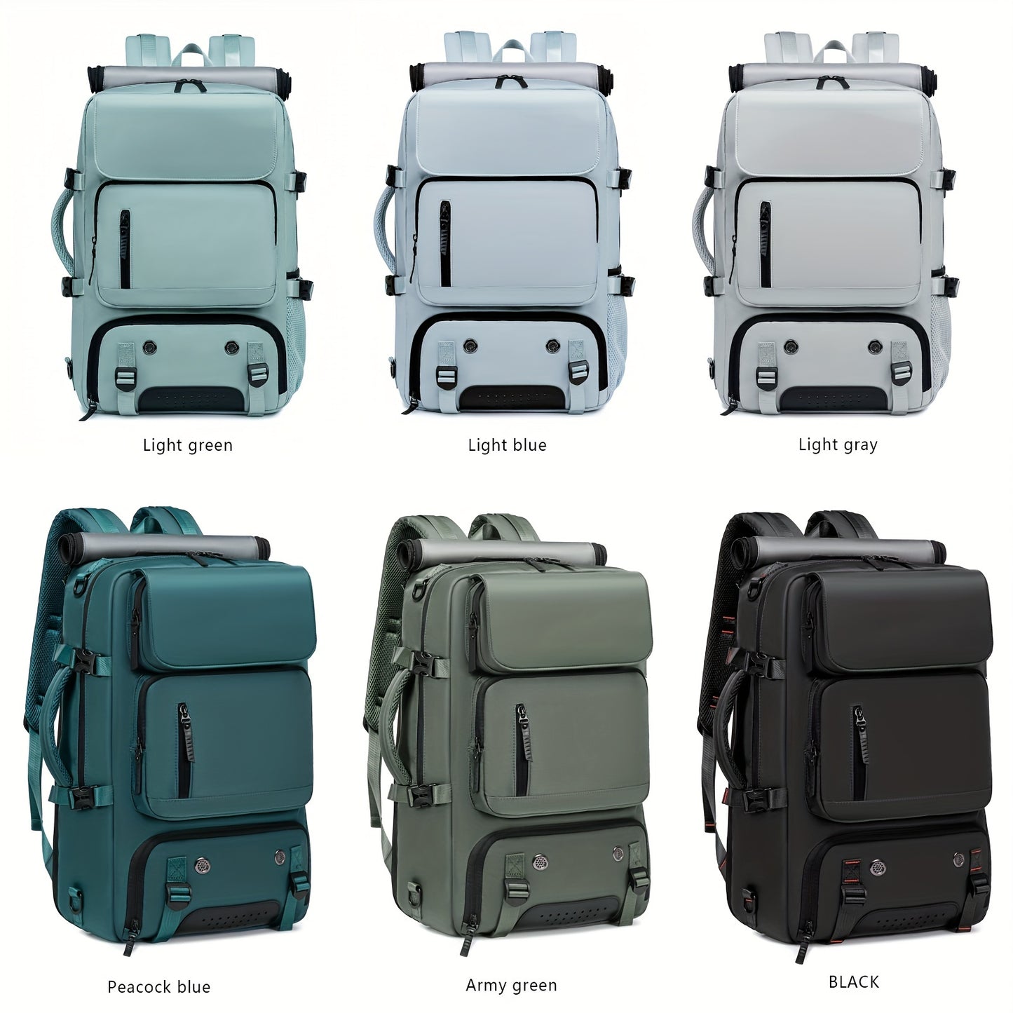 Multi-Functional Large Capacity Backpack – For Men & Women, Hiking and Camping – Outdoor Knapsack with Shoes Compartment and USB Charging Port – Ideal for Business, Laptop, College – Perfect Gifts