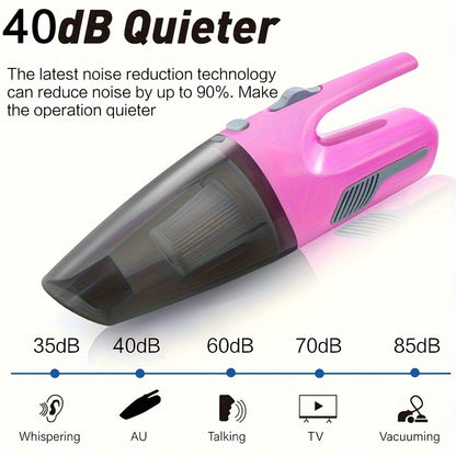 Wireless Mini Handheld Vacuum Cleaner – High-Power, USB Charging for Car Interior, Kitchen, Keyboard, Sofa – Dual-Use Home Appliance