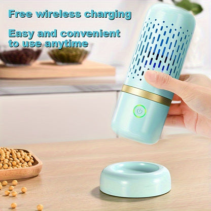 Upgraded Fruit and Vegetable Cleaning Machine - Advanced Sterilizer and Pesticide Remover - Safe Food Purifier for Healthy Eating - Modern Kitchen Essential and Effortless Vegetable Washer