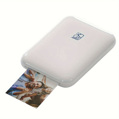 HPRT Wireless Portable Mini Color Printer - Free 5 Sheets of ZINK Paper, High Definition Color Reproduction, Direct Mobile Printing for iOS/Android Devices