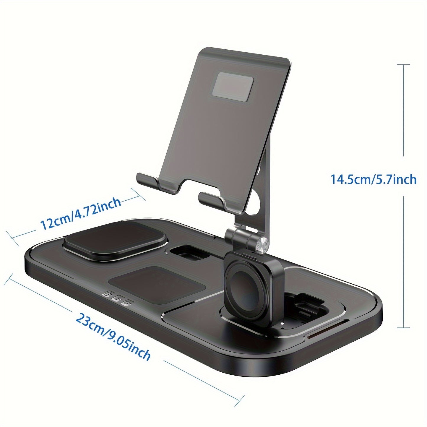 4 in 1 Wireless Charger for Apple – Charging Station for iPhone 15 Pro Max/14/13, AirPods Pro 2, iPad, and iWatch Series