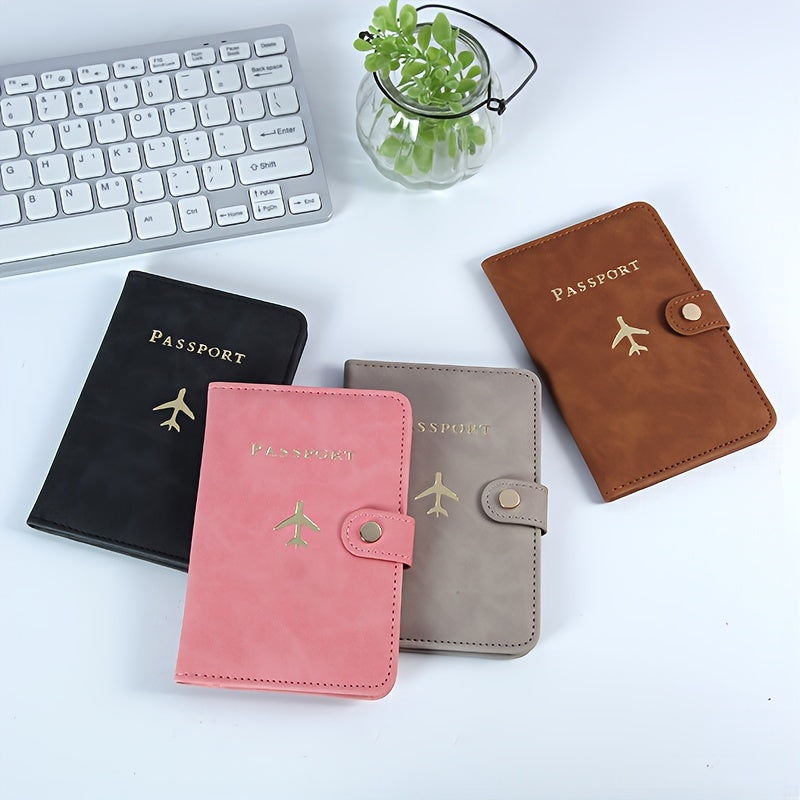 Multi-Functional Passport Protector & Document Holder - Convenient Travel Wallet with Multiple Card Slots