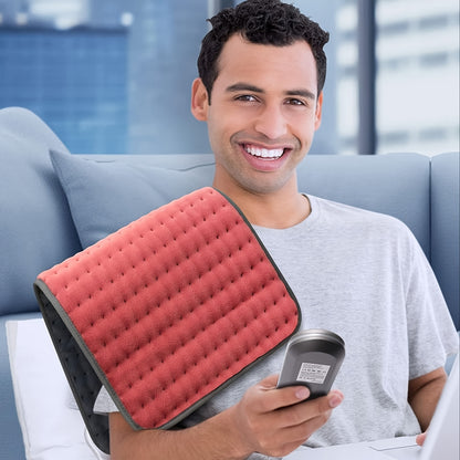 XL Heating Pad for Back, Neck & Shoulders – Extra Large 12x24, 6 Heat Settings, Auto Shut Off, Electric Heat Blanket – Ideal Christmas Gift for Women