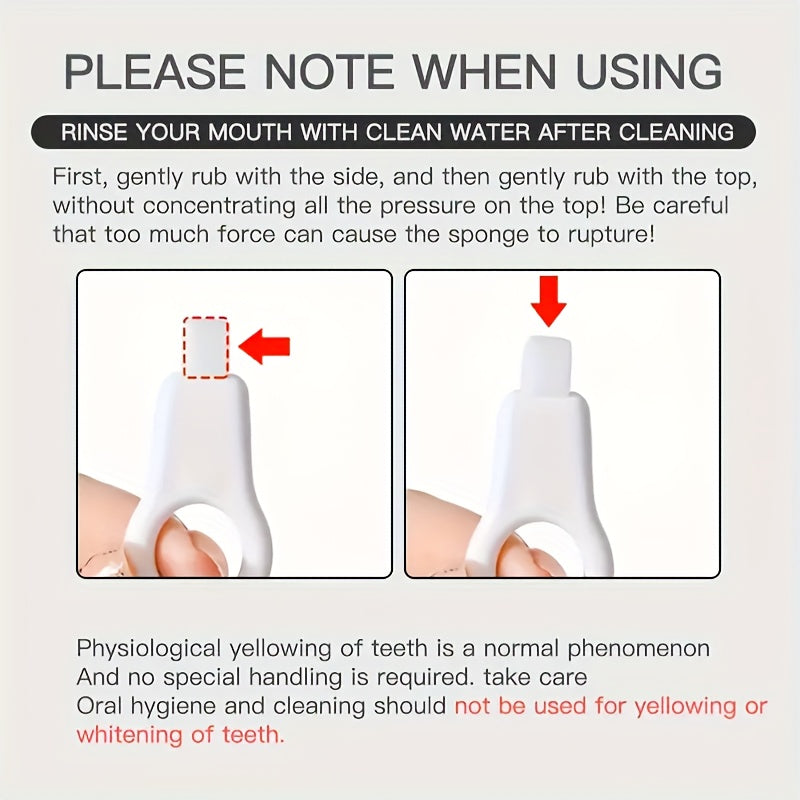 Portable Nano Sponge Teeth Whitening Eraser - Stain Remover for Smoke, Tea and Wine, Daily Dental Care Stick for Home and Travel
