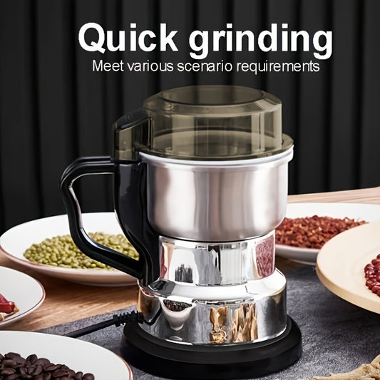 Ultra-Fine Electric Grinding Machine - Compact High-Speed Dry Grain Grinder for Home Use - Easy to Operate, Low Noise, Space-Saving