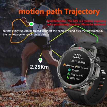2024 GPS Smart Watch for Men – LED Lighting, 360x360 HD Screen, AI Voice, Wireless Call, NFC, Compass, Sport and Fitness Tracker, Ideal for Father’s Day Gift