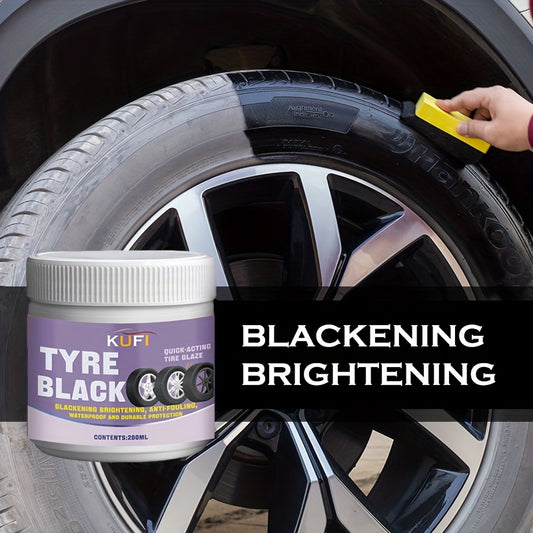 Premium Tire Shine & Protection Wax – Durable Gloss Enhancer & Anti-Aging Coating for Long-Lasting Shine