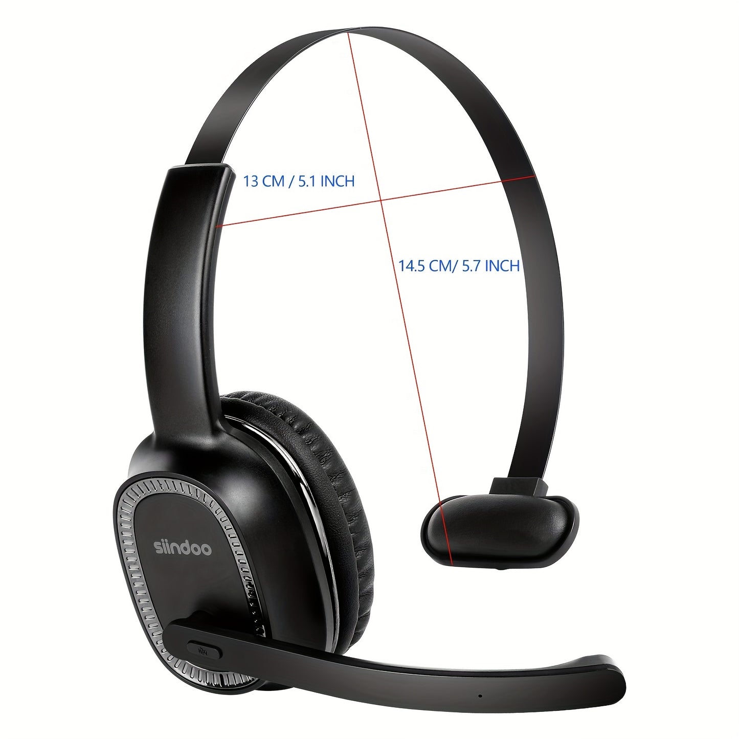 ProTruck Wireless Headset 5.2 - Crystal-Clear ENC Calls, Noise Cancellation, Long-Lasting Comfort for Office, Truck Drivers, Customer Service