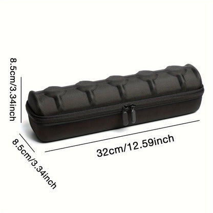 5 Slot Watch Travel Case - Hardshell Storage Organizer Box for Men and Women's Watches with Soft Foam Pillow and Handle