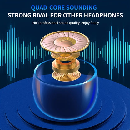 TWS Wireless Earbuds F9 – Hi-Fi Stereo Sound, Sport Headset with LED Display Charging Case – In-Ear Wireless Earphones for iPhone and Android, Ideal for Gaming and Sports