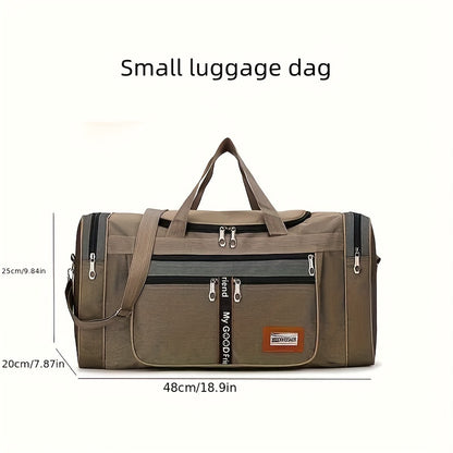 Multifunctional Luggage Bag - Large-Capacity Foldable Travel Bag for Men, Portable Clothing Storage, Ideal for Business Trips