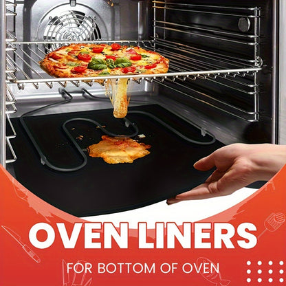 2 Pack Premium Heavy Duty Oven Liners - Non-Stick, BPA & PFOA Free, Heat Resistant | Easy Clean, 16x24 Inch Thick Oven Mats for Electric, Gas, Toaster, Convection, Microwave Ovens, Grills | Durable BBQ Accessories