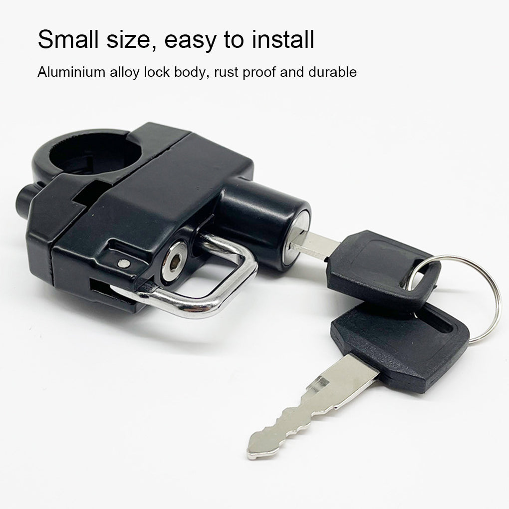 Rustproof Helmet Lock – Compact Anti-Theft Locker Device for Motorcycles, Durable & Easy to Use