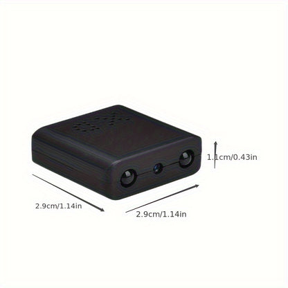 Mini Full HD Camera – Night Vision, Motion Detection Security Camcorder with Built-In Battery, Micro Camcorder, SD Card Loop Recording