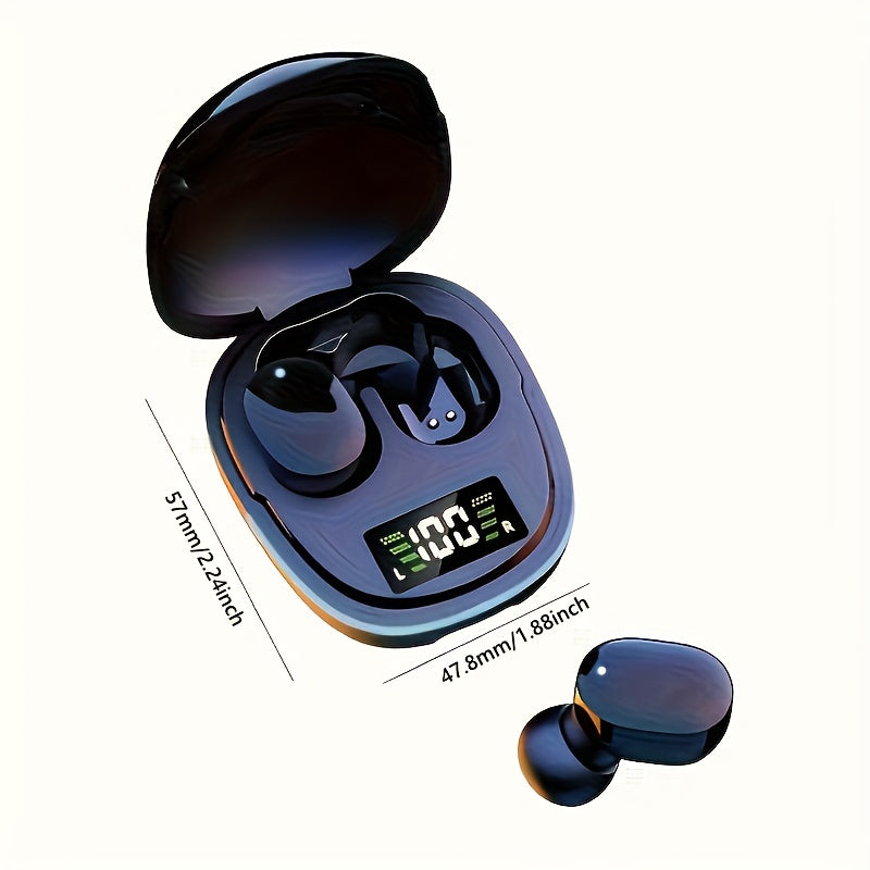 2024 New Wireless Earbuds – TWS Stereo Sound, LED Display, Touch Control, Sweat-Resistant, for Sports, Music, Gaming, IOS & Android Compatible