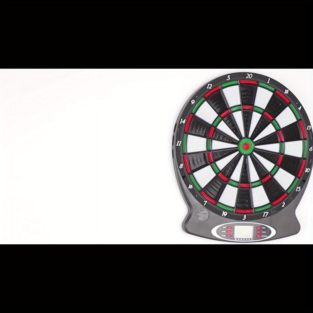 Electronic Dart Board Set - Soft Tip Dartboard with LCD Display, 6 Darts, and Professional Soft Tip Darts