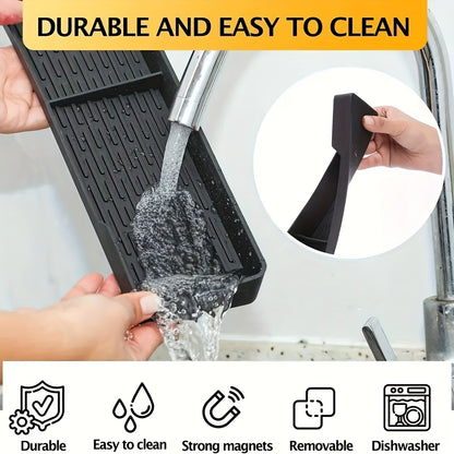 Multifunctional Silicone Storage Board - Heat Insulation, Non-Slip, Space-Saving Design | Oven Rack, Stove Rack, Kitchen Countertop, Seasoning Tray, Tea Tray, Camping & BBQ Supplies - Durable, Easy to Clean