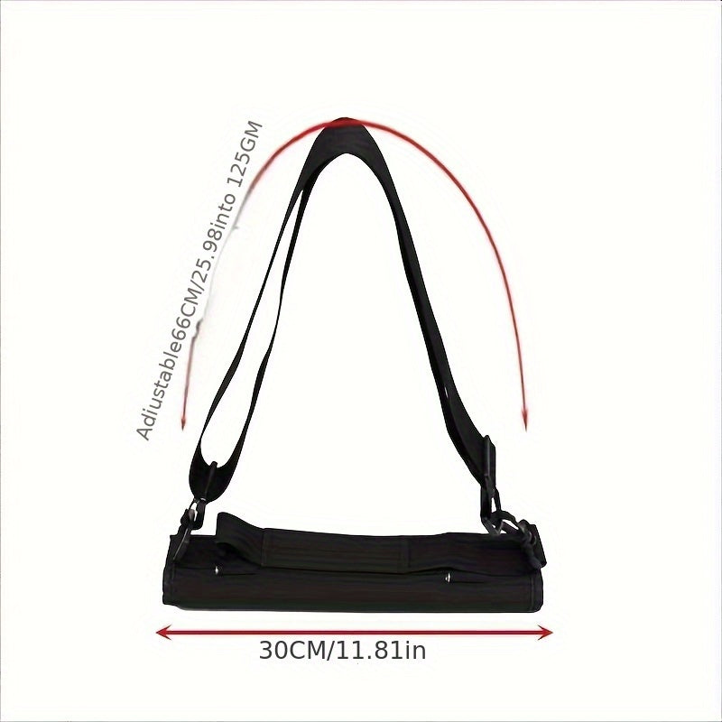 Compact & Lightweight Golf Club Bag - Waterproof Nylon, Adjustable Shoulder Strap, Fits 5 Clubs, Ideal for Men & Women