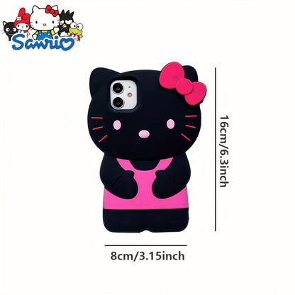 Sanrio Hello Kitty 3D Mobile Phone Case - Protective, Decorative, Cute Design, Ideal Gift for Christmas and Halloween ( Authorized )