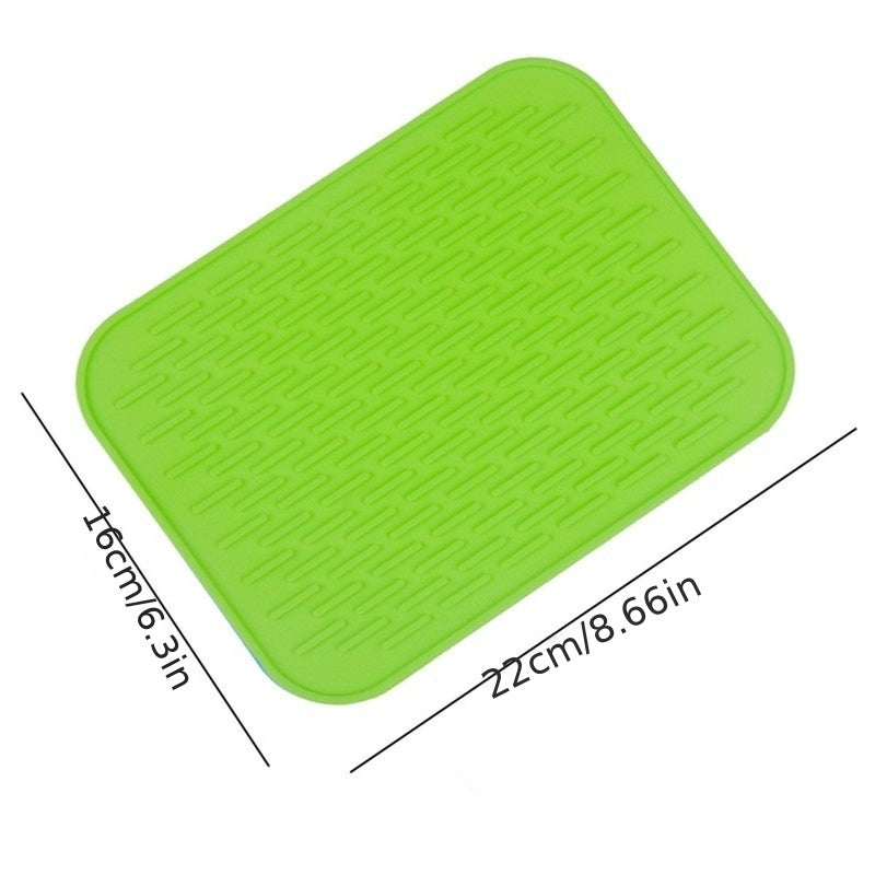 Silicone Pot Mat and Placemat - Heat Resistant Cup Mat for Countertops and Tables - Creative Coffee Mat, Coaster, and Hot Pad for Kitchen Decor (1 or 3 Pieces)