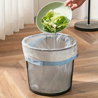 3 Rolls of 45pcs Heavy-Duty 4 Gallon Small Drawstring Plastic Trash Bags - Leak-Resistant, Easy-to-Tie Liners for Bathroom, Office, and More - Space-Saving and Convenient