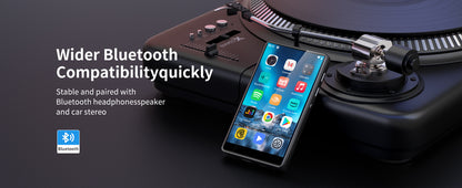 80GB MP3 Player for Android – Bluetooth & WiFi, 4.0-Inch Full Touch Screen, Built-in Speakers & Browser Support