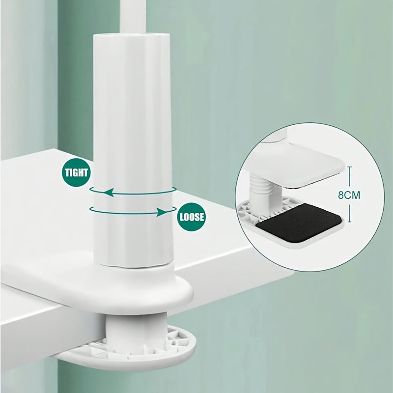 360° Rotating Tablet and Phone Holder - Spiral Base Lazy Stand for Bedside and Mobile Use