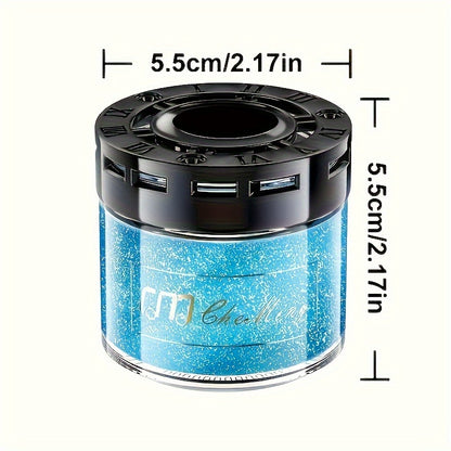 Luxurious Solid Perfume Car Air Freshener - Long-Lasting Intense Cologne Scent, Ideal for Men and Women, Eliminates Odors, Portable and Easy to Use for Vehicle Interiors