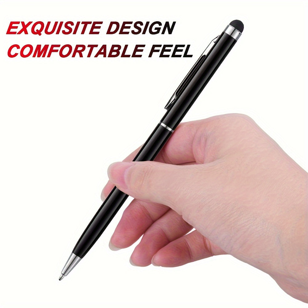 10pcs Universal 2 in 1 Stylus Pen - Touch Pen for iOS, Android, Drawing, Capacitive Pencil for iPad, Samsung, Xiaomi Smartphones