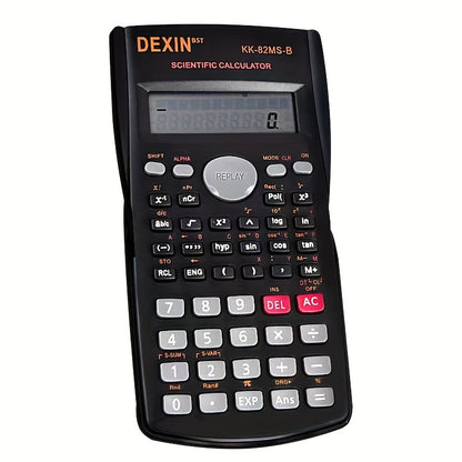 DEXIN KK-82MS-D Multifunctional Scientific Calculator - 240 Functions, Double-Line Display - Ideal for Student Exams - Economic Pack at Factory Price