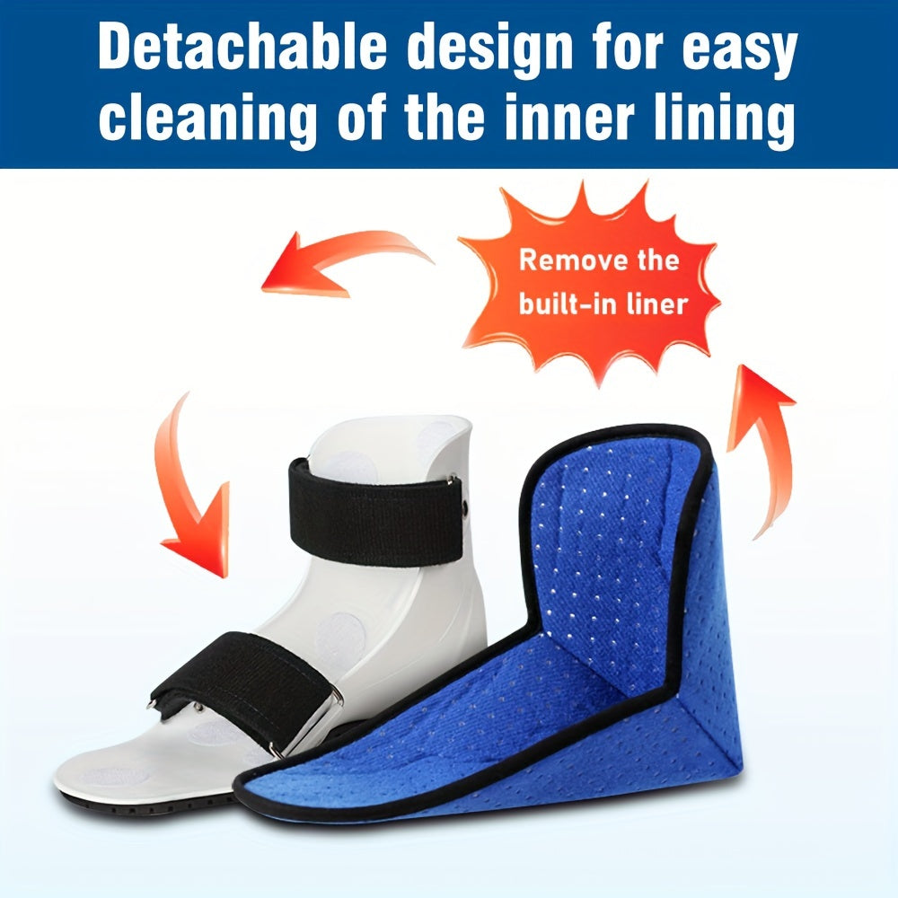 Ultra-Lightweight Airflow Ankle Support Brace – Secure-Grip, Removable Liner, Durable Protective Shell – Ideal for Fracture Rehabilitation, Metatarsal and Ligament Sprain Protection