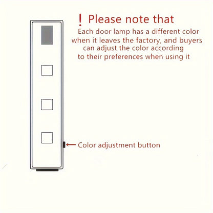 Buy 1 Get 1 Free - 2pcs Wireless Magnetic Door Welcome Lights – USB Rechargeable, Intelligent Induction, Easy Install, Adjustable Colors for Universal Vehicle Compatibility