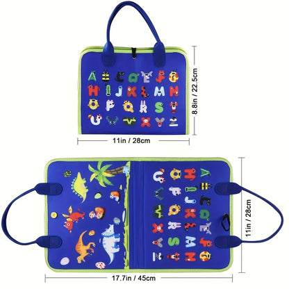 Toiyese 25 in 1 Busy Board Toy - Fine Motor Skills and Sensory Development for Youngsters, Perfect Travel Gift for Christmas and Halloween