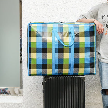 Large Capacity Hanging Storage Bag – Waterproof with Zippers and Reinforced Handle – Ideal for Moving, Packaging, and Student  Back to School