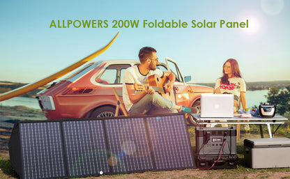 ALLPOWERS R600 Solar Generator - 600W, 299Wh LiFePO4 Portable Power Station with Optional Solar Panel and Solar Charger for Camping