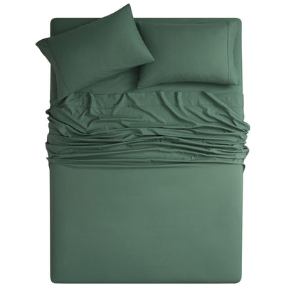 Bamboo 2000 Thread Count 6-Piece Luxury Sheet Set - Organic, Cooling, 16 Inch Deep Pocket, Egyptian Luxury with Bonus Pillowcases - Shrink and Fade Resistant