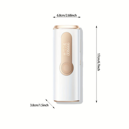 999,900 Flashes 3-in-1 At-Home Hair Removal Device - Epilators, Groomers and Trimmers for Women and Men | IPL Laser Technology, 9 Levels, Cooling Function, Whole Body Use for Face, Armpits, Arms, Bikini Line, Legs