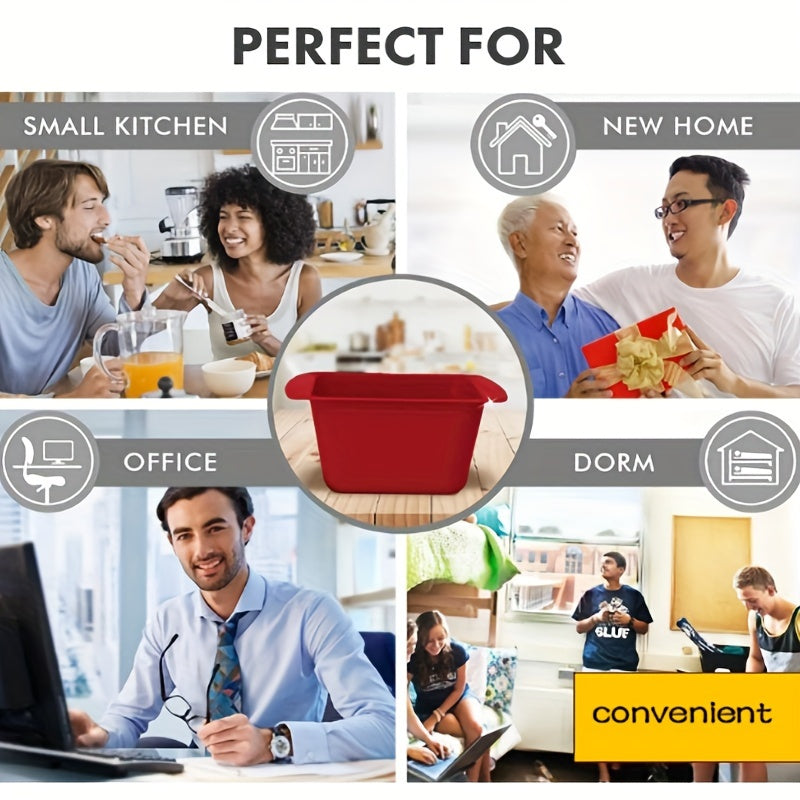 Quick Mac and Cheese Microwave Cooker – Ready in 5 Minutes, Perfect for Dorms, Small Kitchens and Offices, BPA-Free and Dishwasher Safe