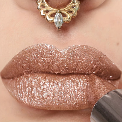Long-Lasting Moisturizing Lipstick & Gloss Set - Shimmering Pearlescent Finish in Pink, Purple, Red, Golden & Black, Hydrating Non-Fading Formula for All Skin Types [Fast Arrival]