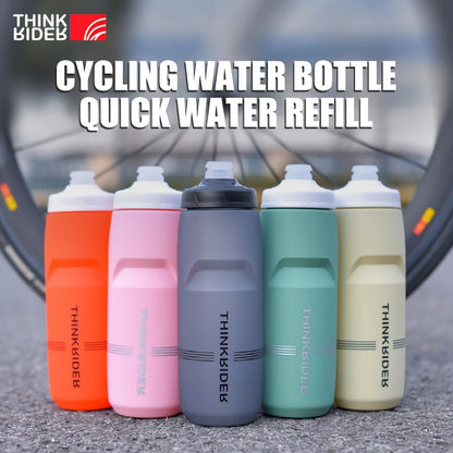 ThinkRider High-Capacity Bike Water Bottle – 620/750ml, Durable PP, Leak-Proof, Easy to Clean, Ideal for MTB/Road Cycling