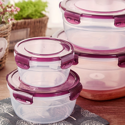 4 Piece Large Capacity Transparent Plastic Refrigerator Storage Boxes – Airtight, Stackable, Space-Saving Containers for Fruits, Vegetables, Meat, Eggs, Dumplings – Easy Clean, Fresh Preservation