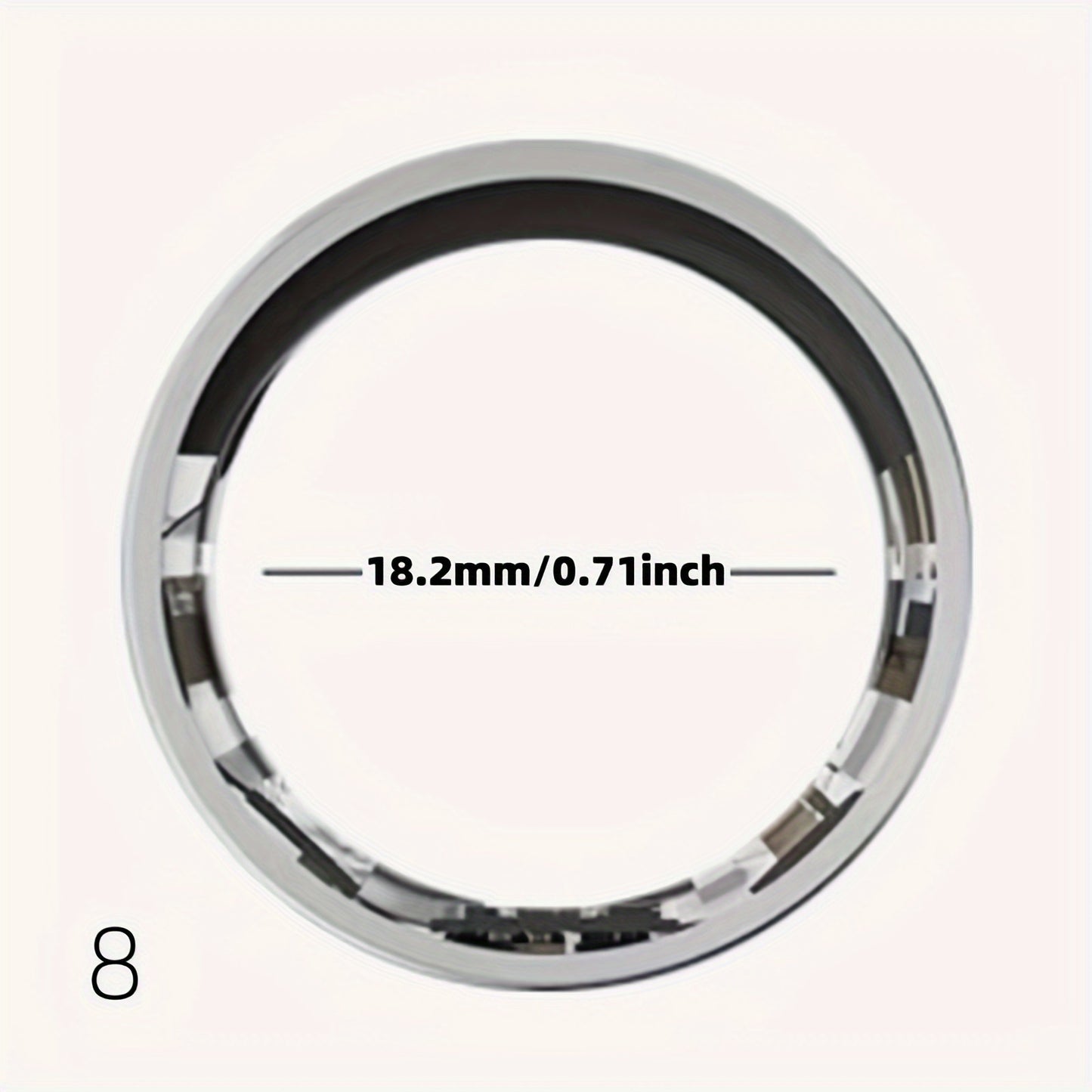 Smart Fitness Ring with Charging Compartment - Tracks Steps, Distance, Calories, Sleep; Compatible with iPhone & Android, Remote Photo Control, Water Resistant, Stylish and Comfortable