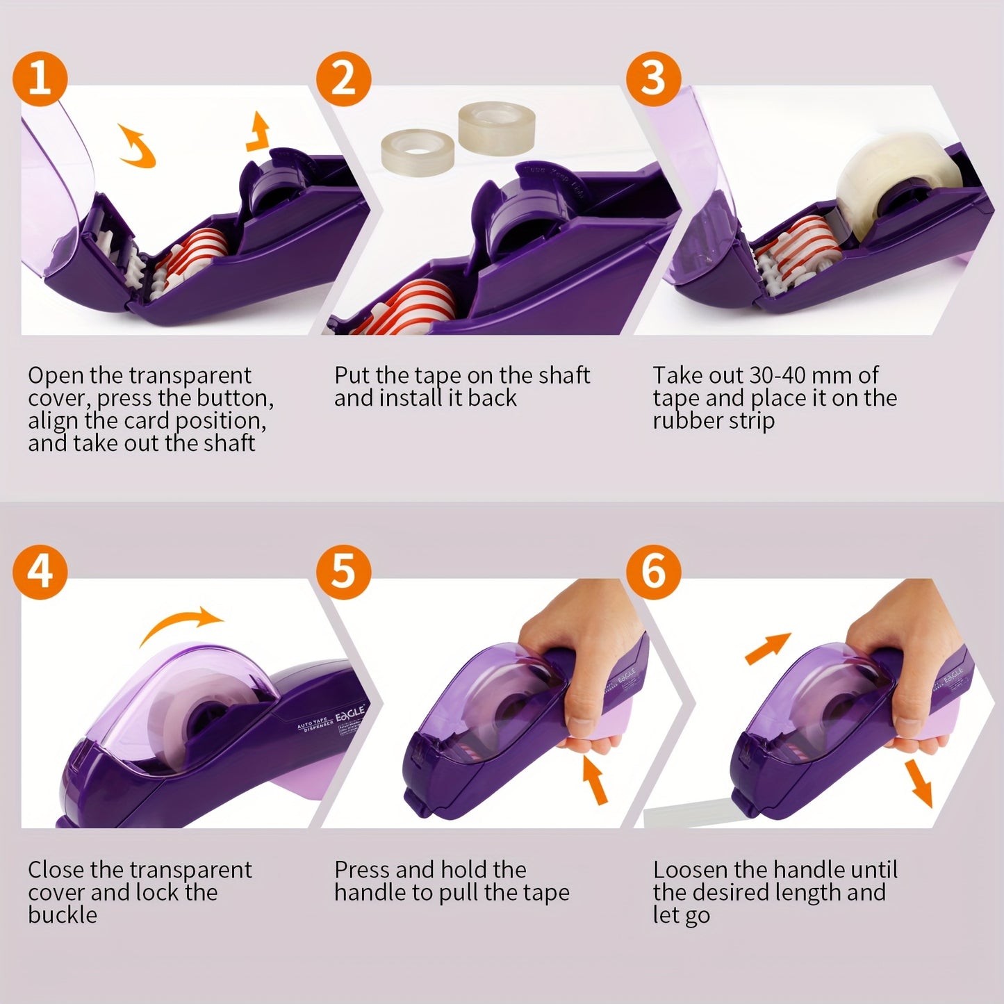 Automatic Tape Dispenser Gun – Includes 1 Roll of 0.5 Inch (12 mm) and 1 Roll of 0.75 Inch (19 mm) Tape – Single Handheld Design for Efficient Gift Wrapping – Perfect for Christmas and Home Use – Free Bonus Tapes