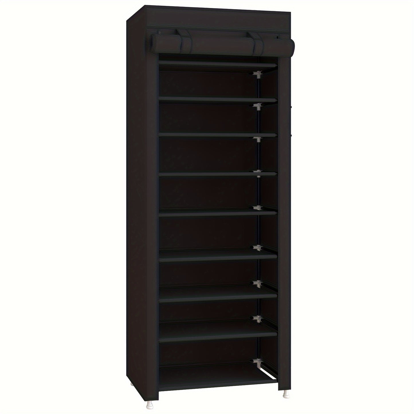 High-Capacity 9 Tier Shoe Rack Organizer with Dust Cover – Space-Saving, Easy Assembly – Stylish, Sturdy, and Durable for Household Closets and Entryways