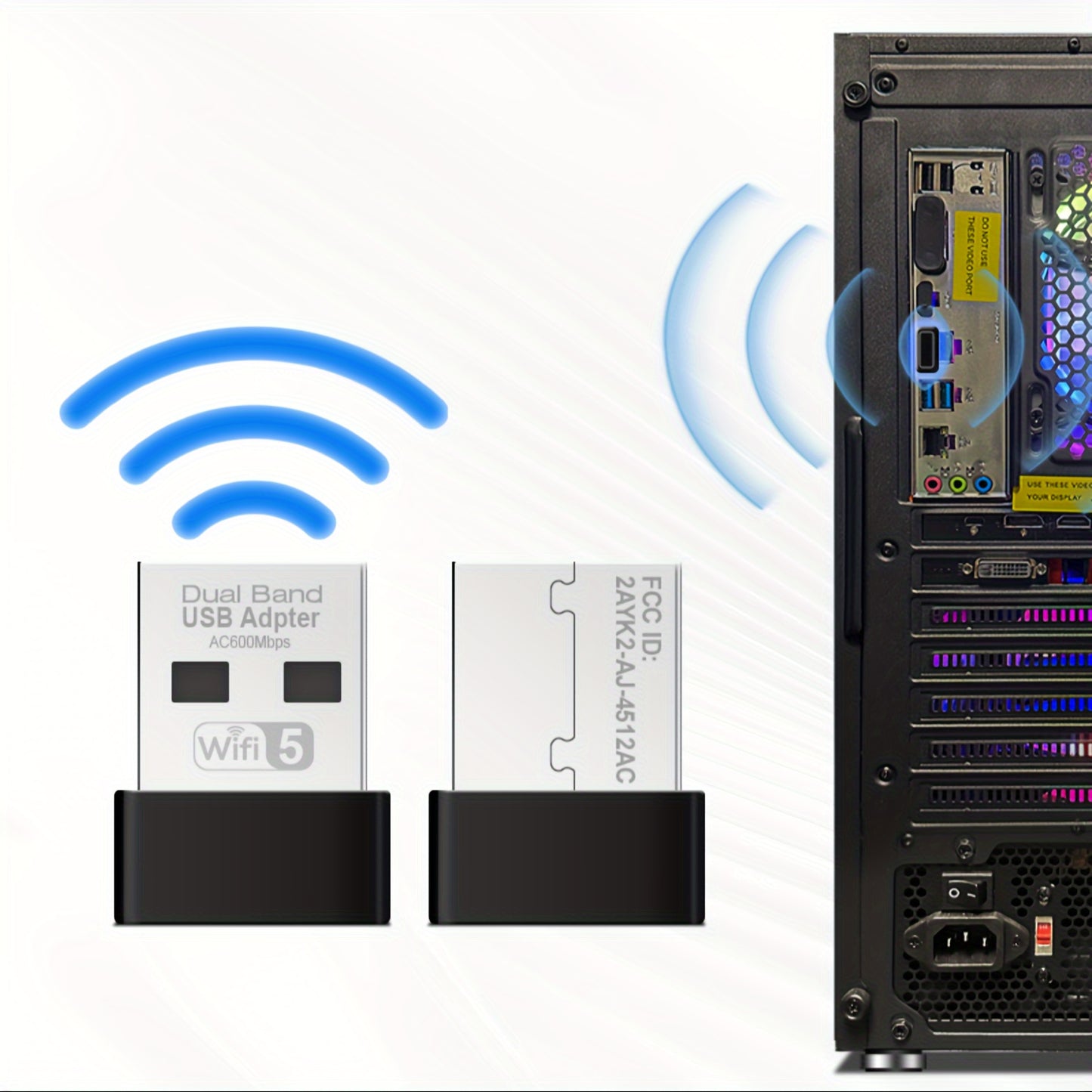 STGAubron Gaming Desktop PC - Intel Core i7 3.4 GHz (Up to 3.9 GHz), Radeon RX 580 8GB, 16GB RAM, 512GB SSD, WiFi, Wireless 5.0, RGB Fans (x6), RGB Keyboard, Mouse and Mouse Pad, RGB BT Sound Bar, Windows 10 Home 64-bit