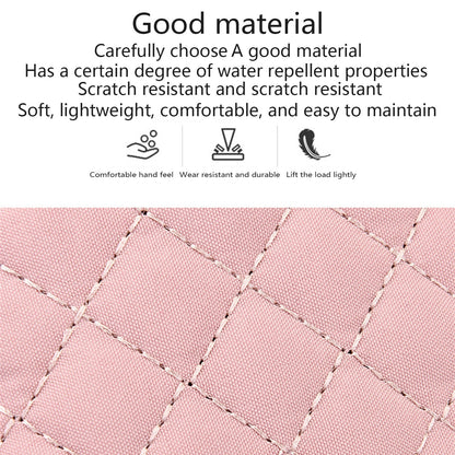 New One-Shoulder Messenger Bag for Women - Fashion Embroidered Rhombic Design - Large Capacity Waterproof Backpack with Data Hole