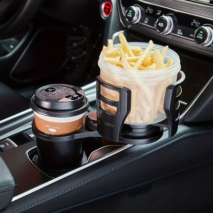 Car Cup Holder Expander – Adjustable Multifunctional Dual Cup Holder with Phone Holder and Aromatherapy Organizer – Ideal Gift for Thanksgiving, Christmas and New Year