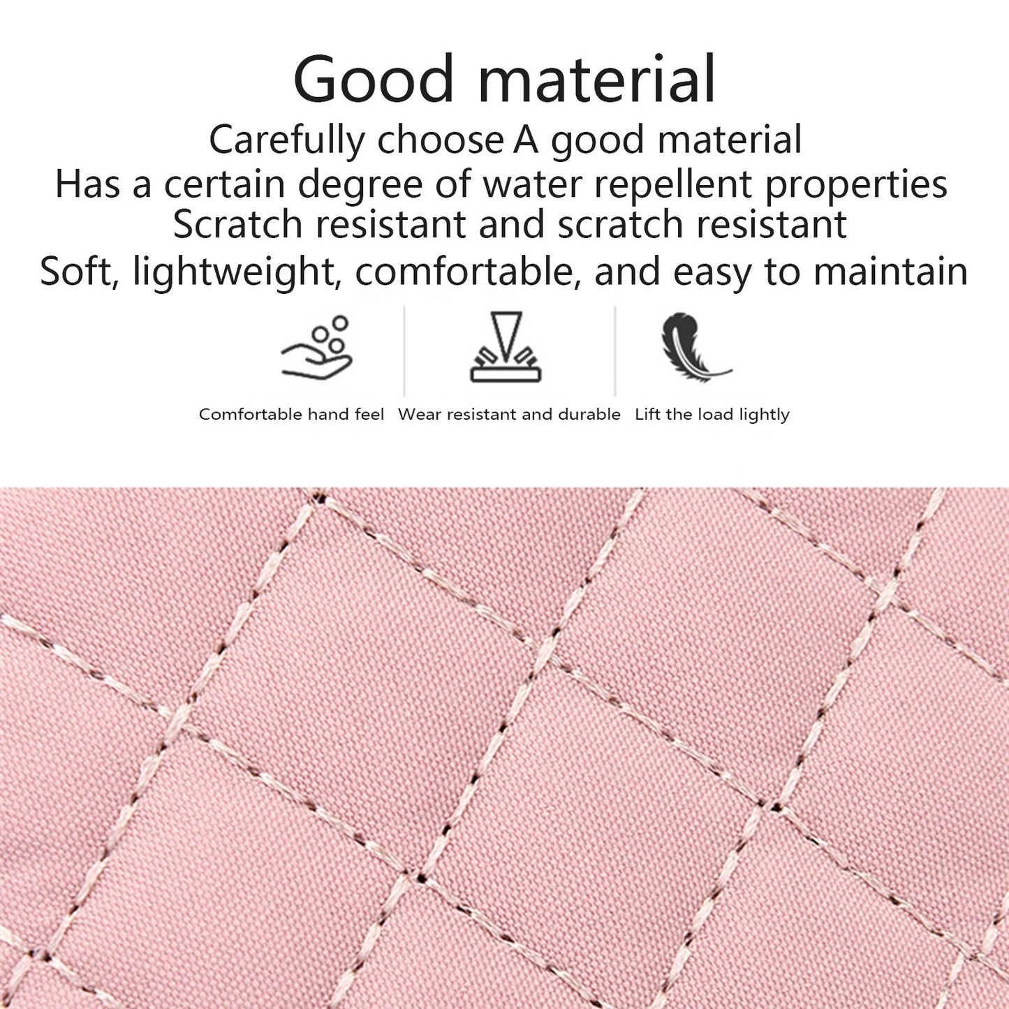 New One-Shoulder Messenger Bag for Women - Fashion Embroidered Rhombic Design - Large Capacity Waterproof Backpack with Data Hole