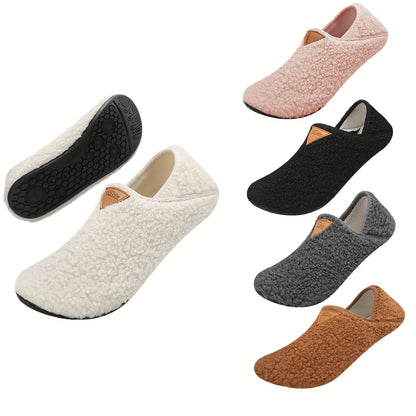 Women's & Men's Soft Lightweight Indoor/Outdoor Slippers – Non-Slip Rubber Sole Sandals for Home, Travel, Hotel