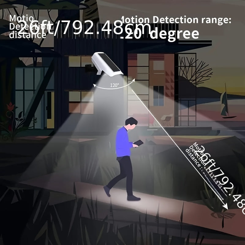 Solar Powered LED Floodlight with Motion Sensor and Remote Control – Energy-Efficient Outdoor Lighting for RVs